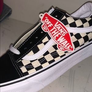Men’s vans checkered